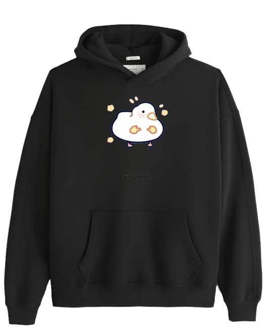 duck Oversize Hoodie Black 14