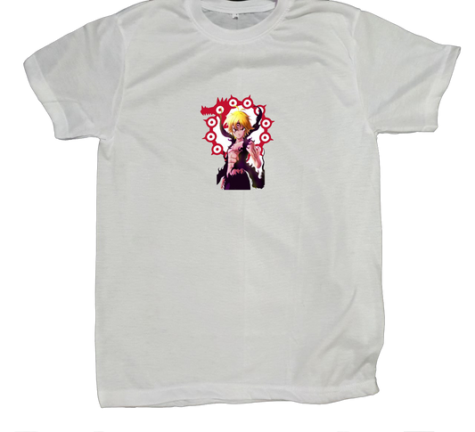 Anime Nanatsu no taizai seven deadly sins One Size t- shirt White 14