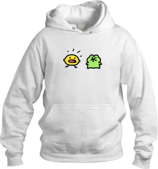 Frog Oversize Hoodie White 14