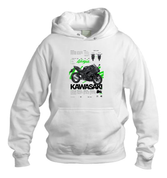 MOTOR CYCLE One Size hoodie White 14