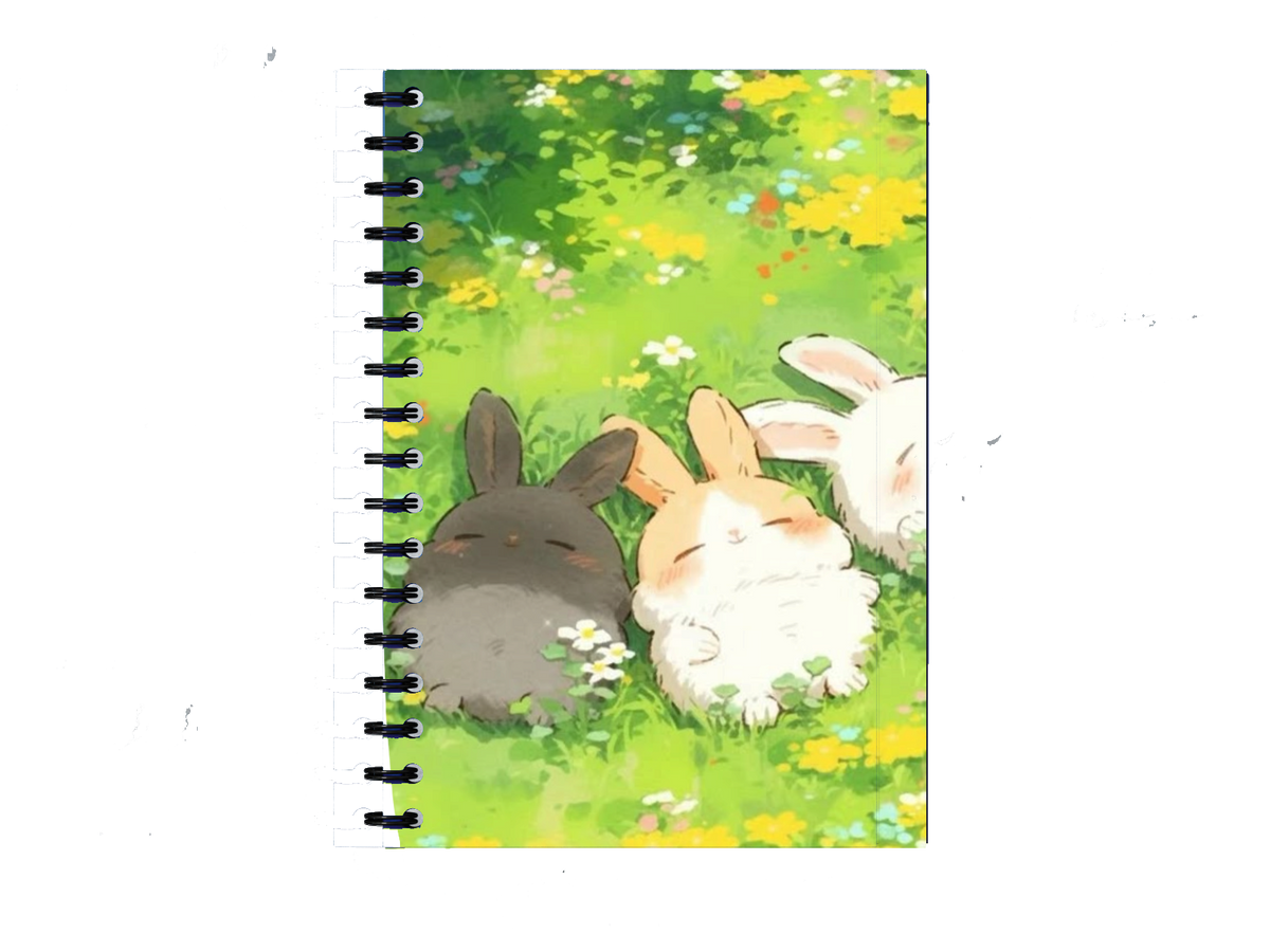 Cute rabbits Notebook A5 1