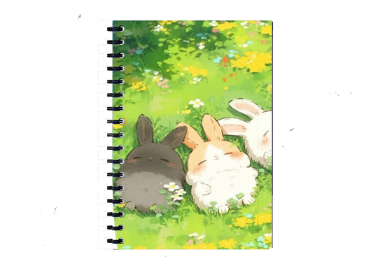 Cute rabbits Notebook A5 1