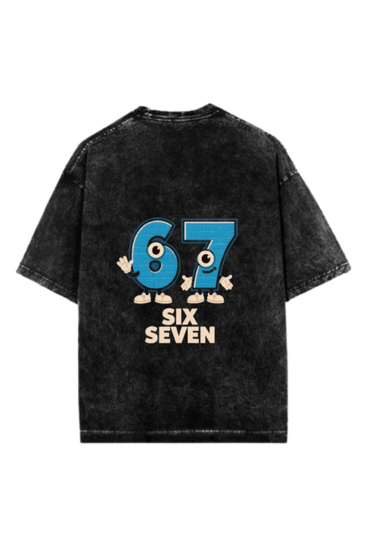 67 designs One Size t- shirt Washed Back 14