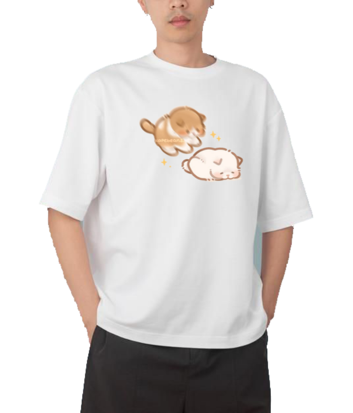 cat One Size t- shirt White 14