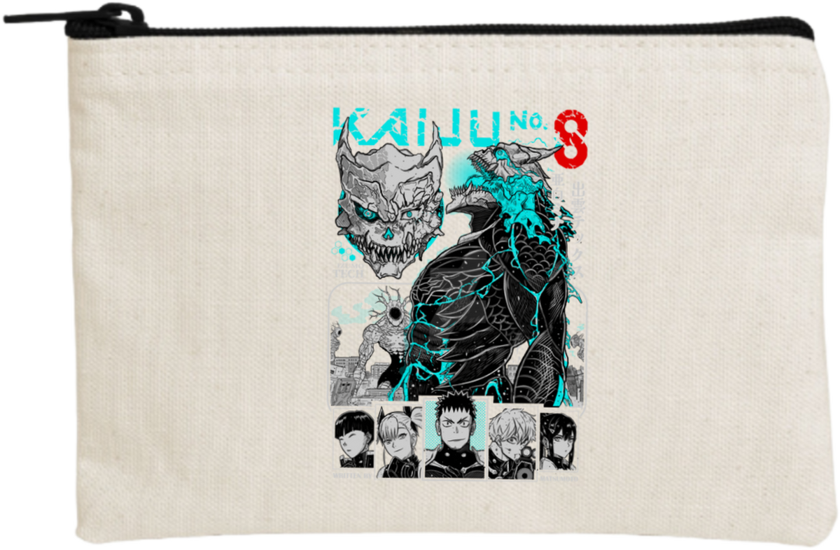 Kaiju No. 8 wallet pencil case Beige 14