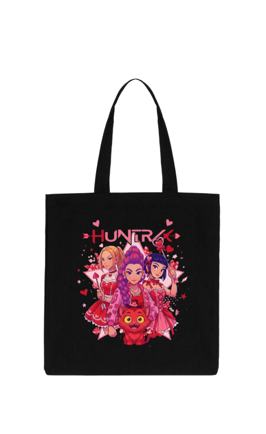 Hunterix kpop tote bag Black 12