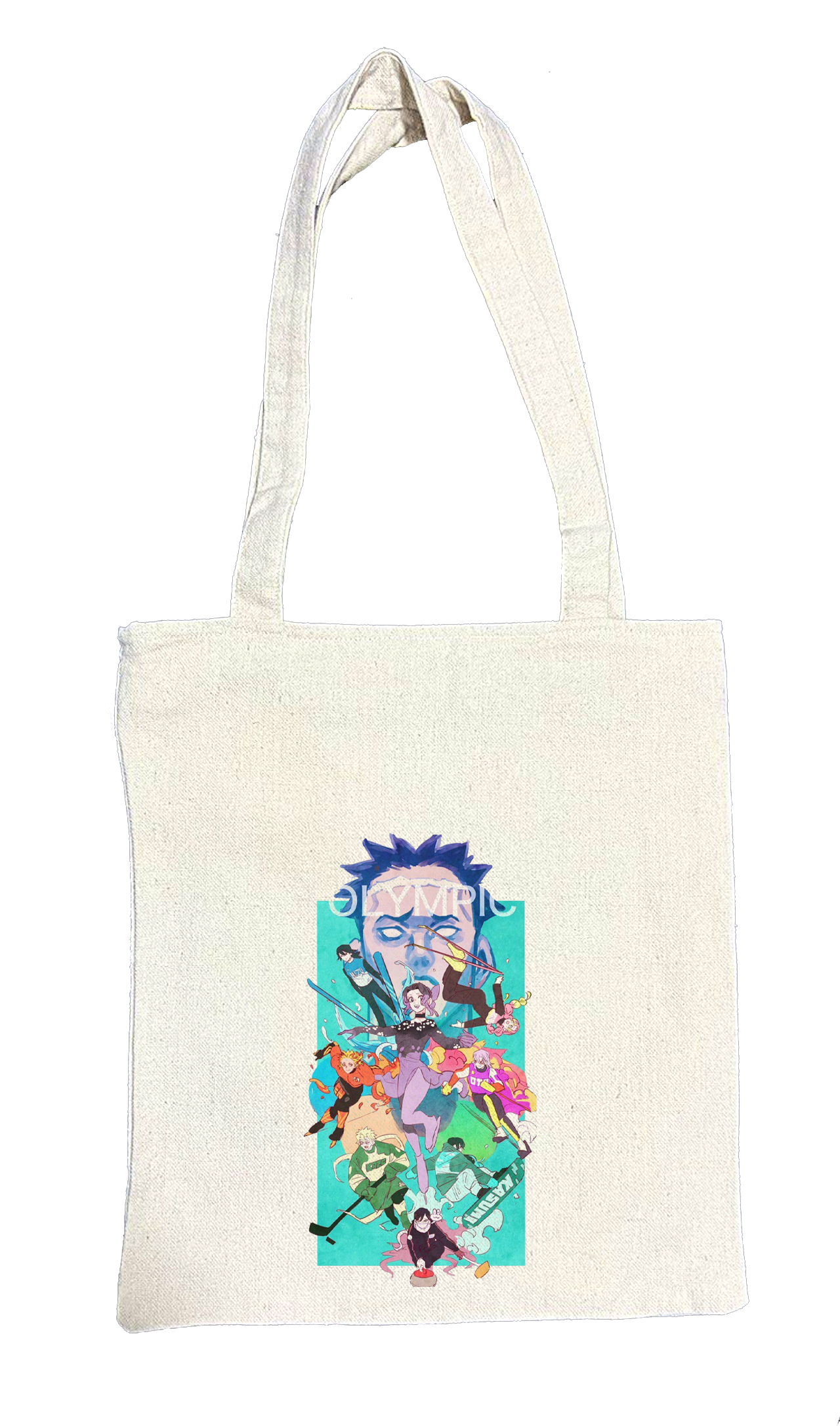 Anime Demon slayer nezuko tanjiro tote bag Beige 14