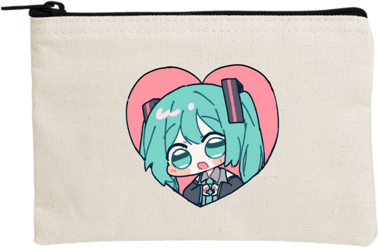 miku pencil case Beige 14