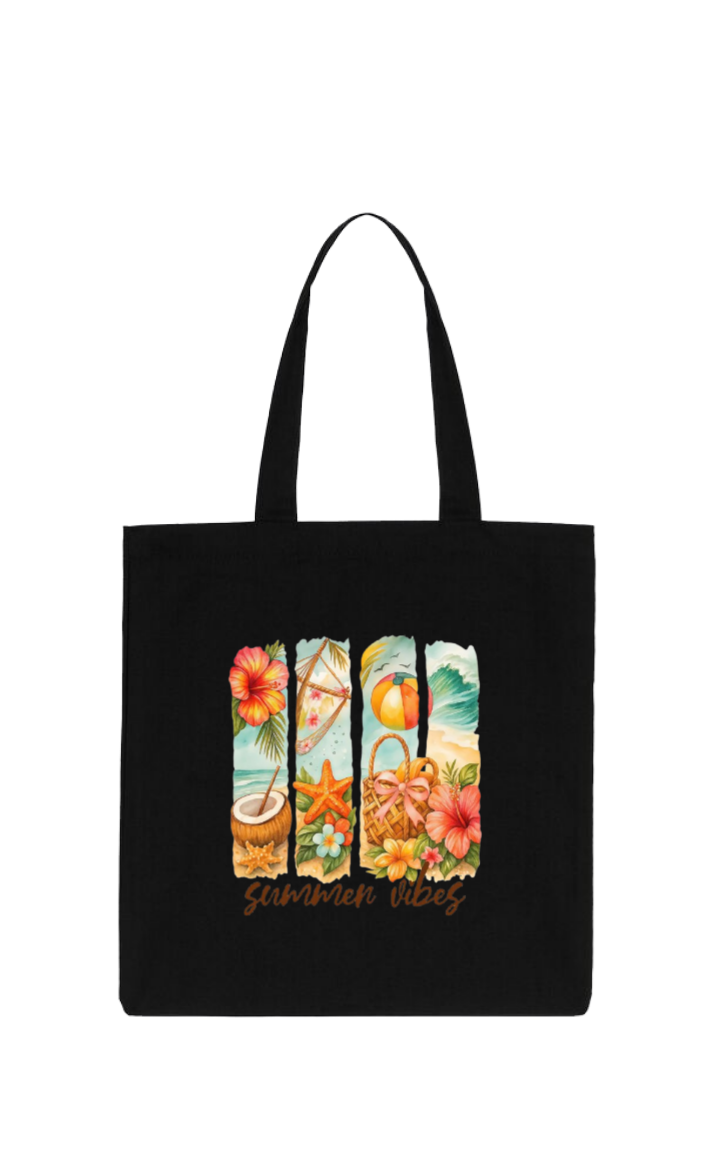 Summer Vibes tote bag Black 14