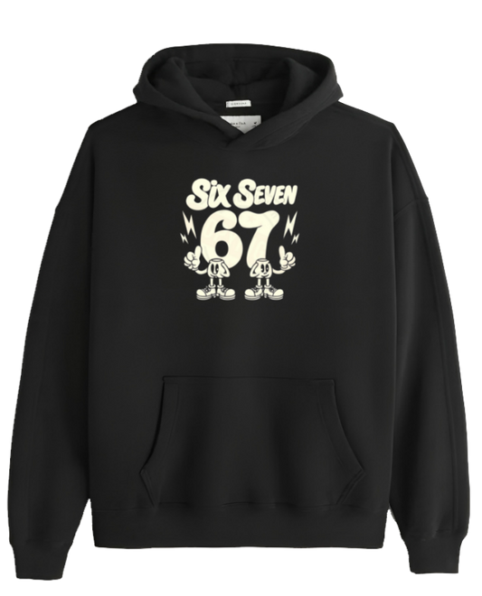 designs 67 Oversize Hoodie Black 14