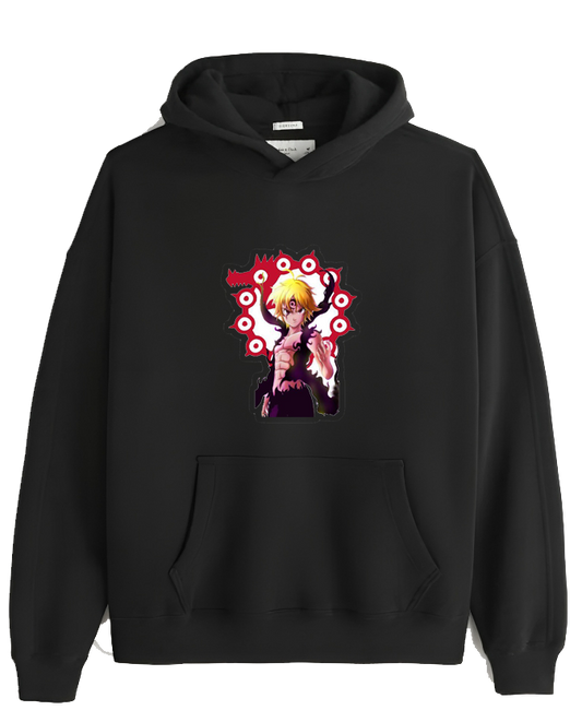 Anime Nanatsu no taizai seven deadly sins Oversize Hoodie Black 14