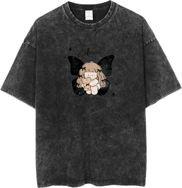 Angel t- shirt Over Size Washed 14