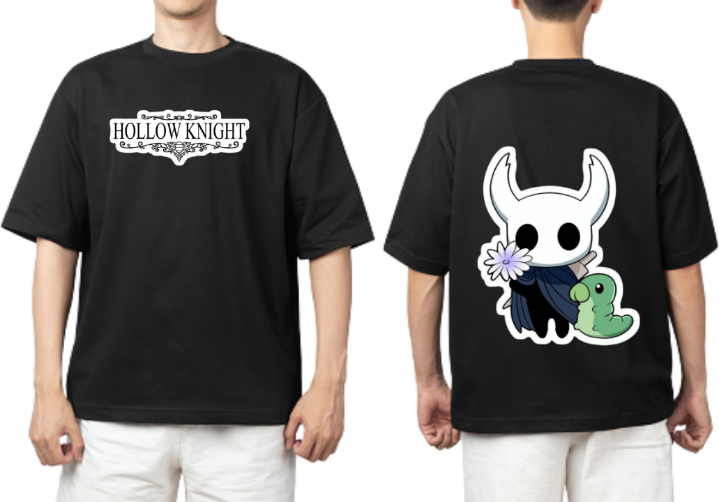 Hollow Knight t- shirt One Size Black Back 14