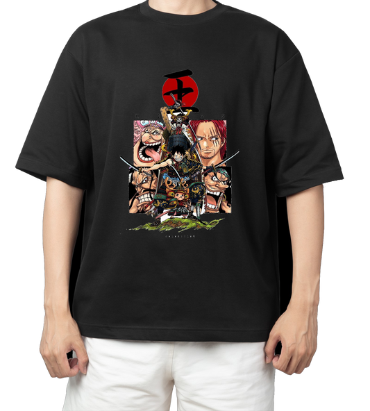 one piece t- shirt One Size Black 14