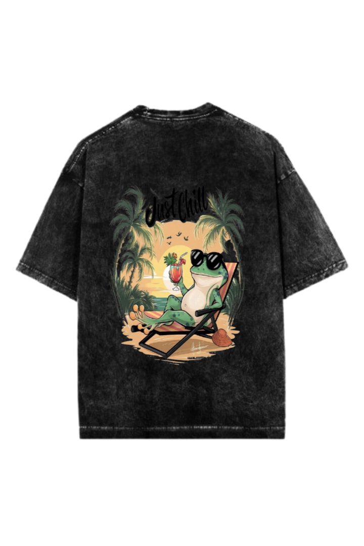 Summer Vibes One Size t- shirt Washed Back 14