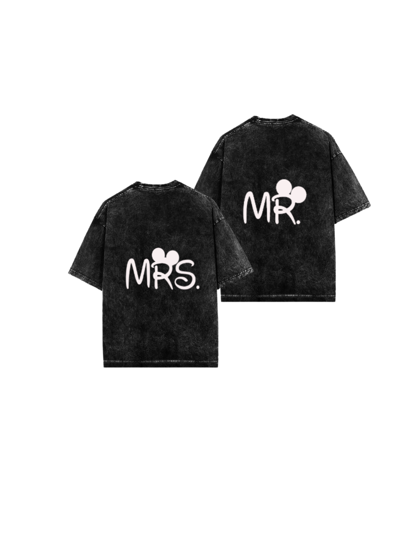 VaIentine coupIe One Size t- shirt Washd Cables 14