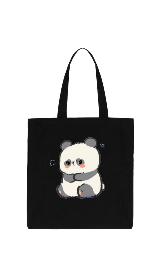 PANDA tote bag Black 14