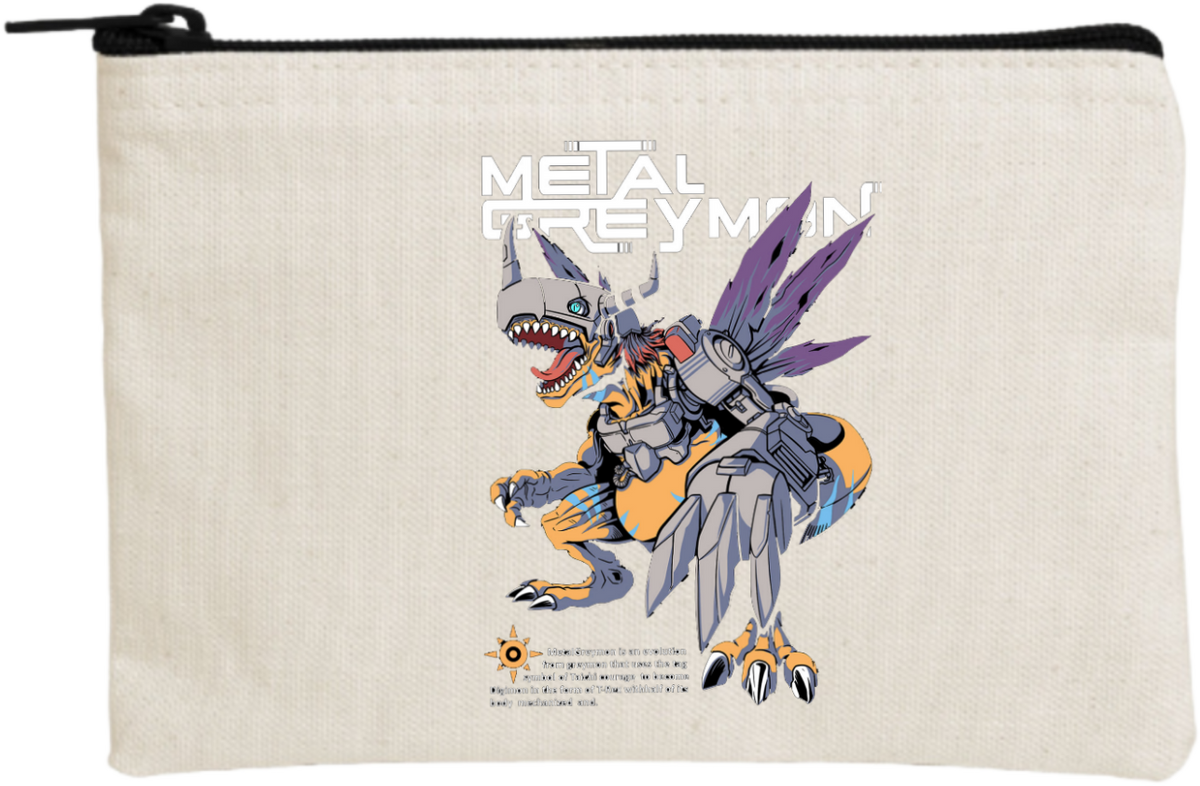 Digimon Adventure wallet pencil case Beige 14