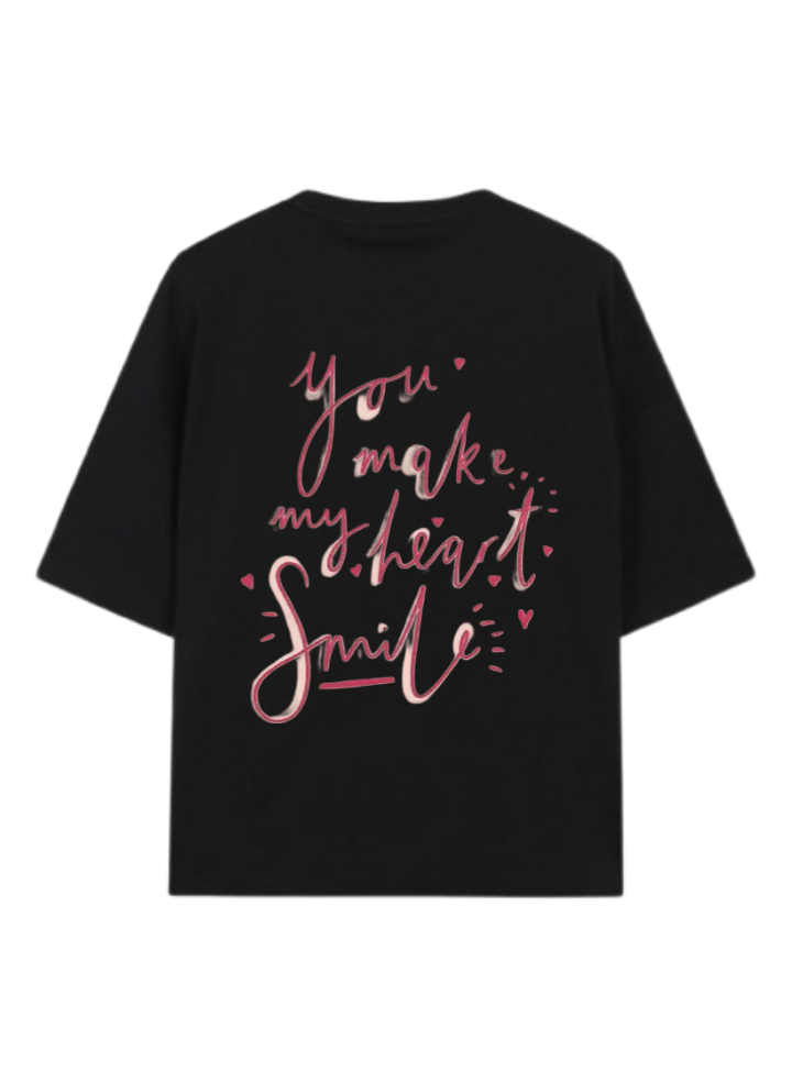 VaIentine coupIe t- shirt Black Back 14