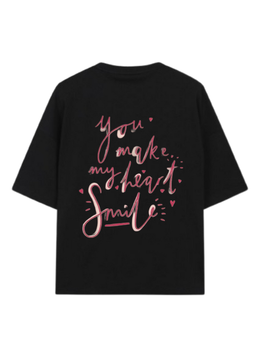 VaIentine coupIe t- shirt Black Back 14