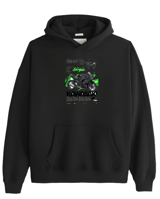 MOTOR CYCLE One Size hoodie Black 14
