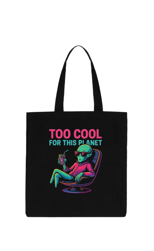 aliens tote bag Black 13