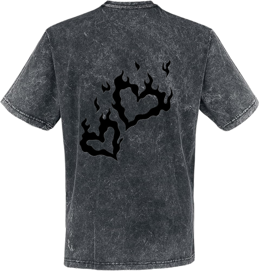 Goth t- shirt Washed Back 14