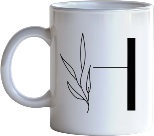 vector letter Mug H 14