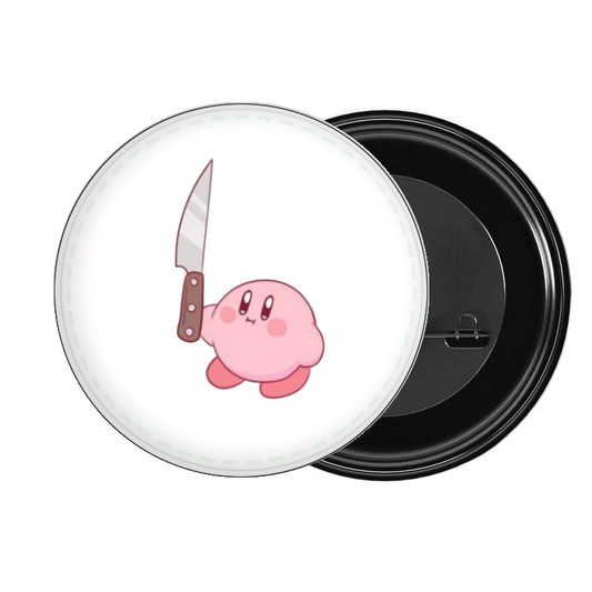 Cute Anime Kirby Bunny Pin Button – Kawaii Pink Rabbit Costume Metal Badge, Aesthetic Backpack & Jacket Accessories, Perfect Gift for Gamers and Anime Fans 14