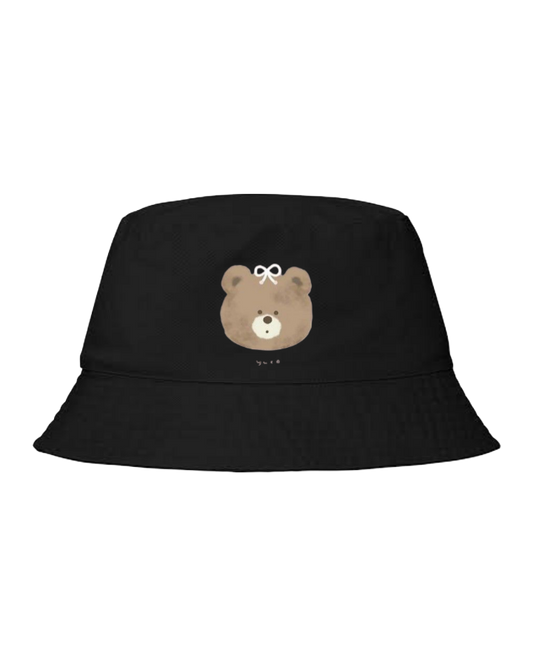 bear Bucket hat Fishman hat cap Black 14