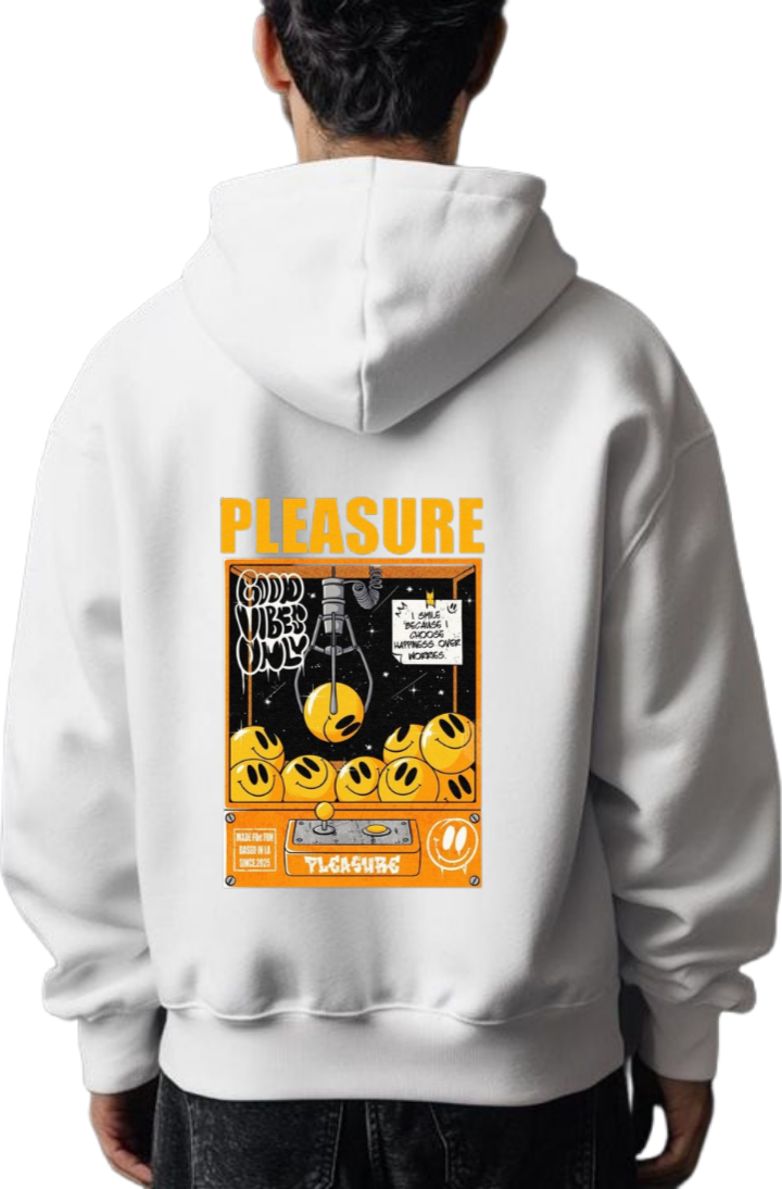 aliens Oversize Hoodie Back White 14