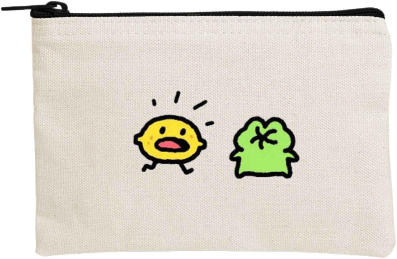 Frog wallet pencil case Beige 14