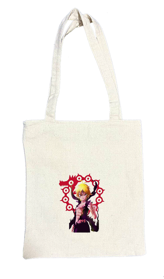 Anime Nanatsu no taizai seven deadly sins  tote bag White 14