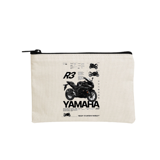 MOTOR CYCLE wallet pencil case Beige 14