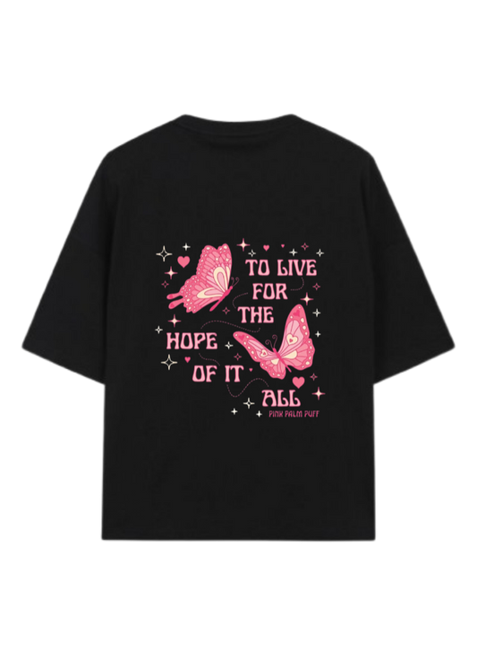 butterflies t- shirt Black Back 14
