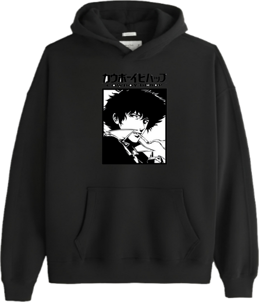 Cowboy Bebop Over Size hoodie Black 14