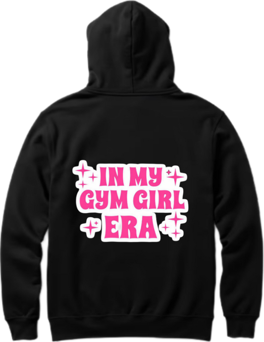 workout gym pilates Oversize Hoodie Black Back 14