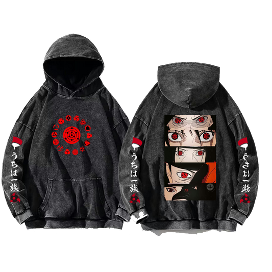 Naruto Shippuden One Size hoodie Washed Back 14