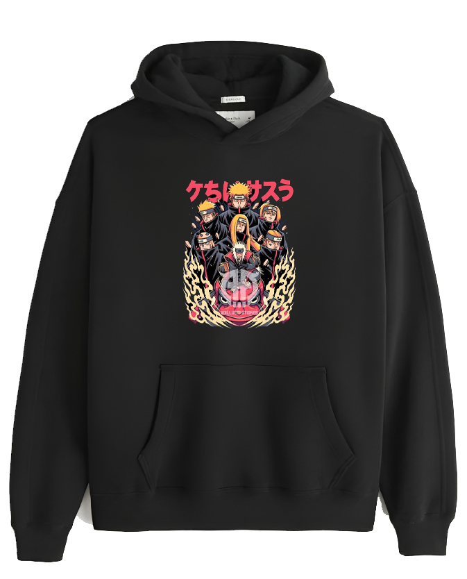 Naruto Shippuden One Size hoodie Black 14