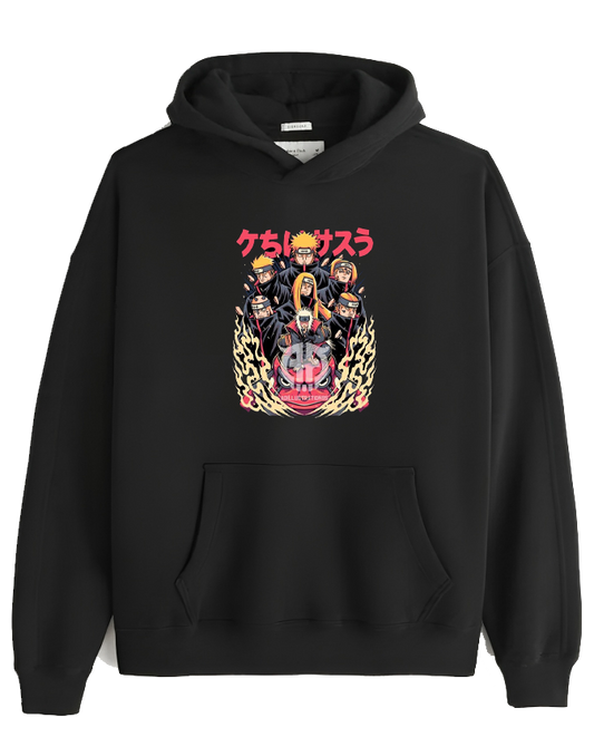Naruto Shippuden One Size hoodie Black 14