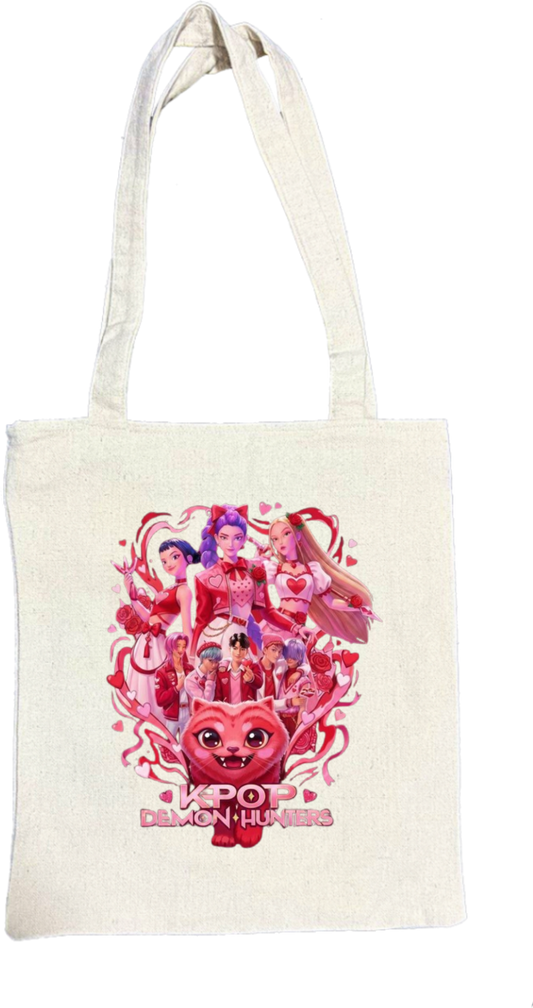 Hunterix kpop tote bag Beige 14