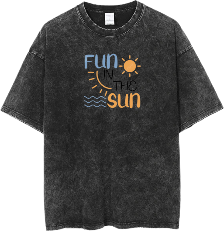 Summer Vibes One Size t- shirt Washed 14
