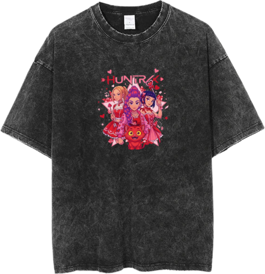 Hunterix kpop  t- shirt Washed  14