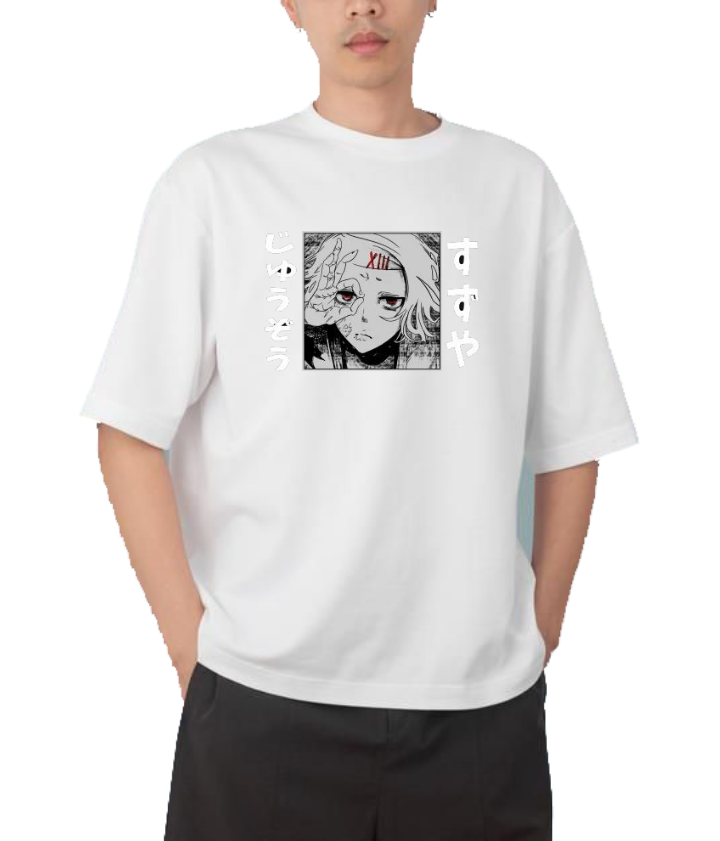 Tokyo ghoul t- shirt One Size White 14