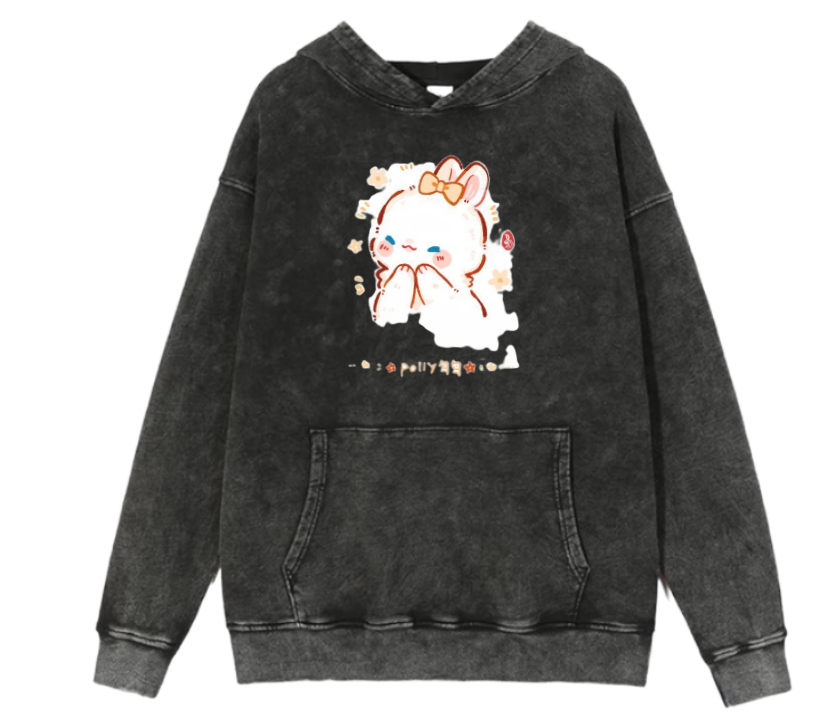 bunny Oversize Hoodie Washed 14