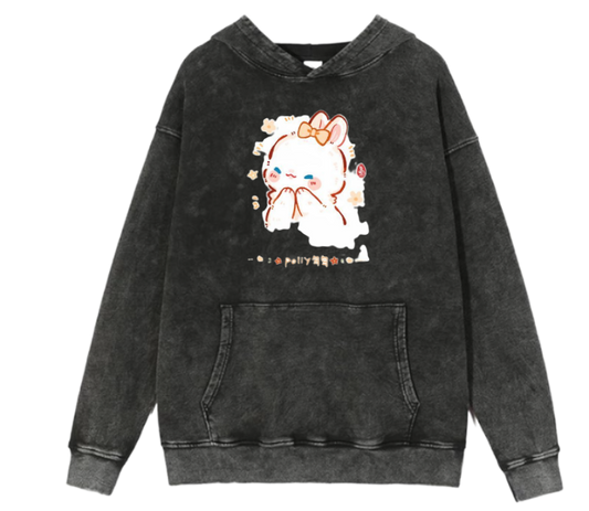 bunny Oversize Hoodie Washed 14