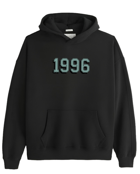 age Oversize Hoodie Black 1996