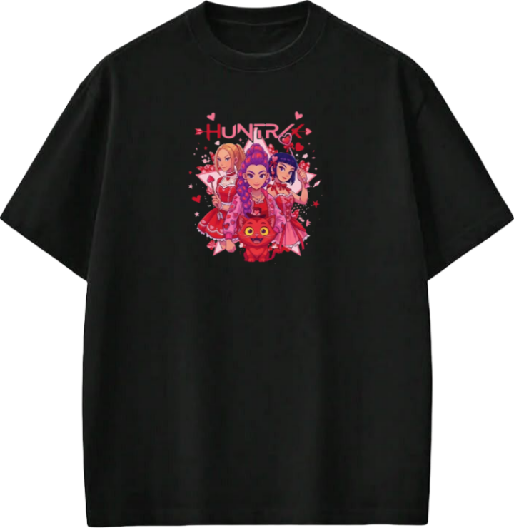 Hunterix kpop  t- shirt Black 14