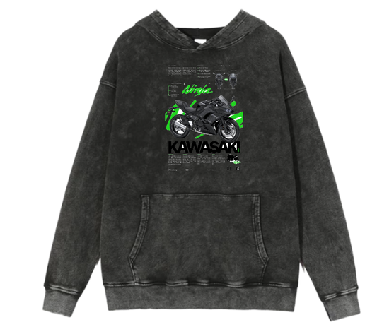 MOTOR CYCLE One Size hoodie Washed 14 (Copy)