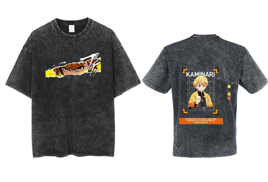 Anime Demon slayer nezuko tanjiro  One Size t- shirt Washed 14